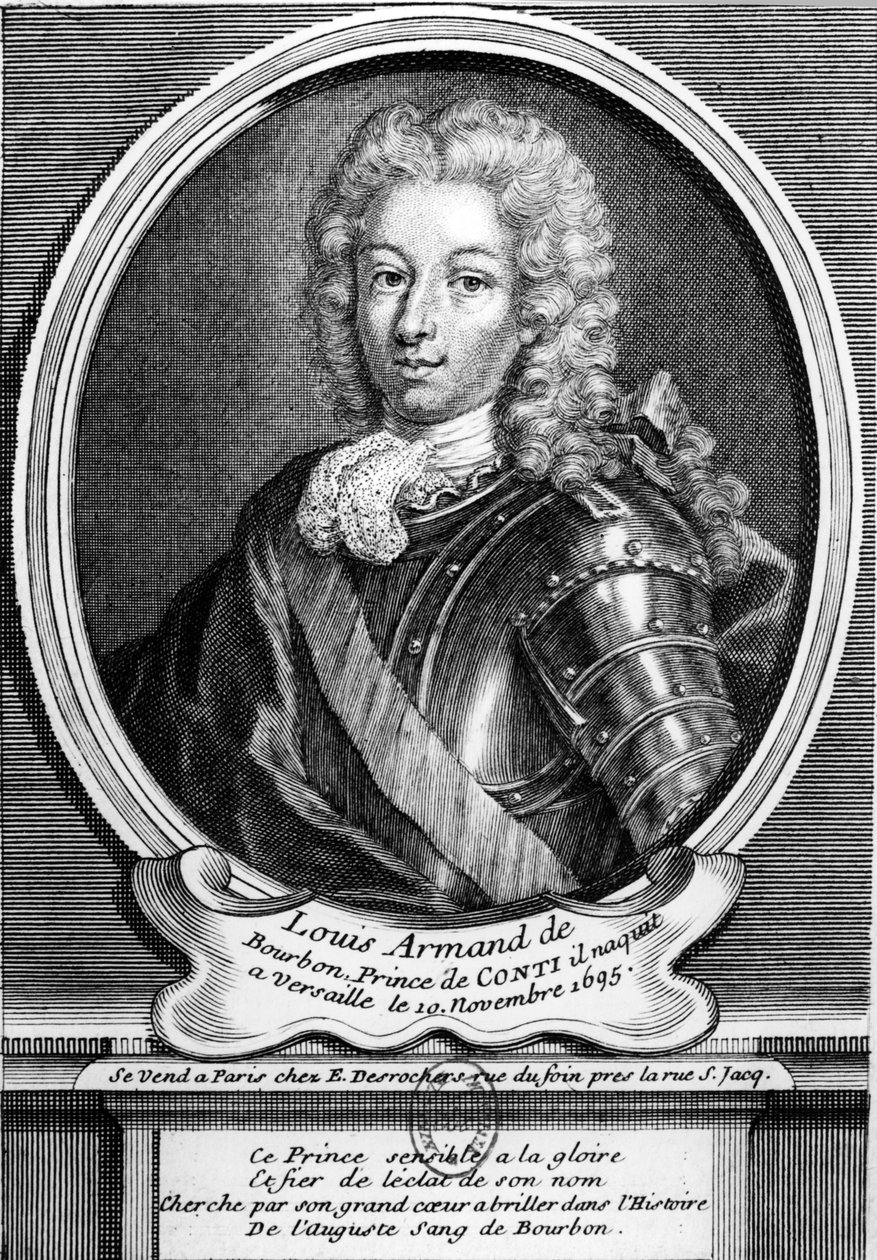Louis Armand II, Prince de Conti - Louis-Armand de Bourbon-Conti (1695-1727) - Louis Armand de Bourbon, Prince de Conti (né en 1695 à Versailles) - William M. Timlin
