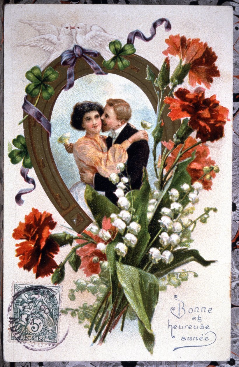 ⌘ Porte-Bonheur ⌘ Porte-bonheur, début du 20e siècle | Estampe d'art