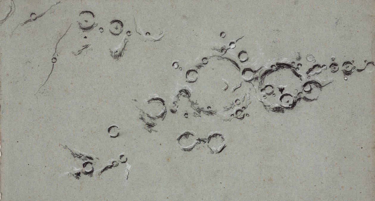 Cratères lunaires, Hipparque et Albetegnius - Unbekannt