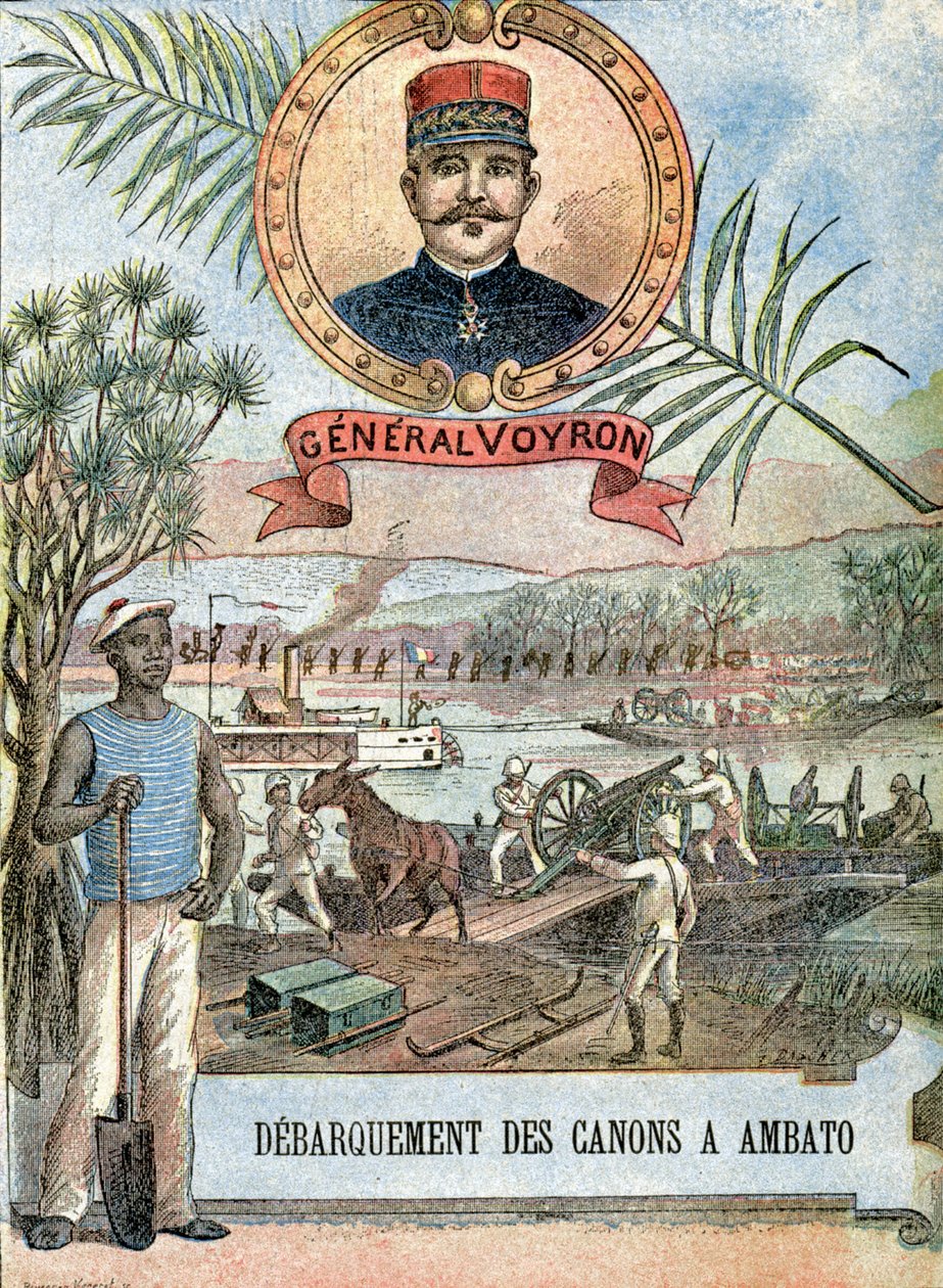 Guerre de Madagascar, Général Voyron - Unbekannter Künstler