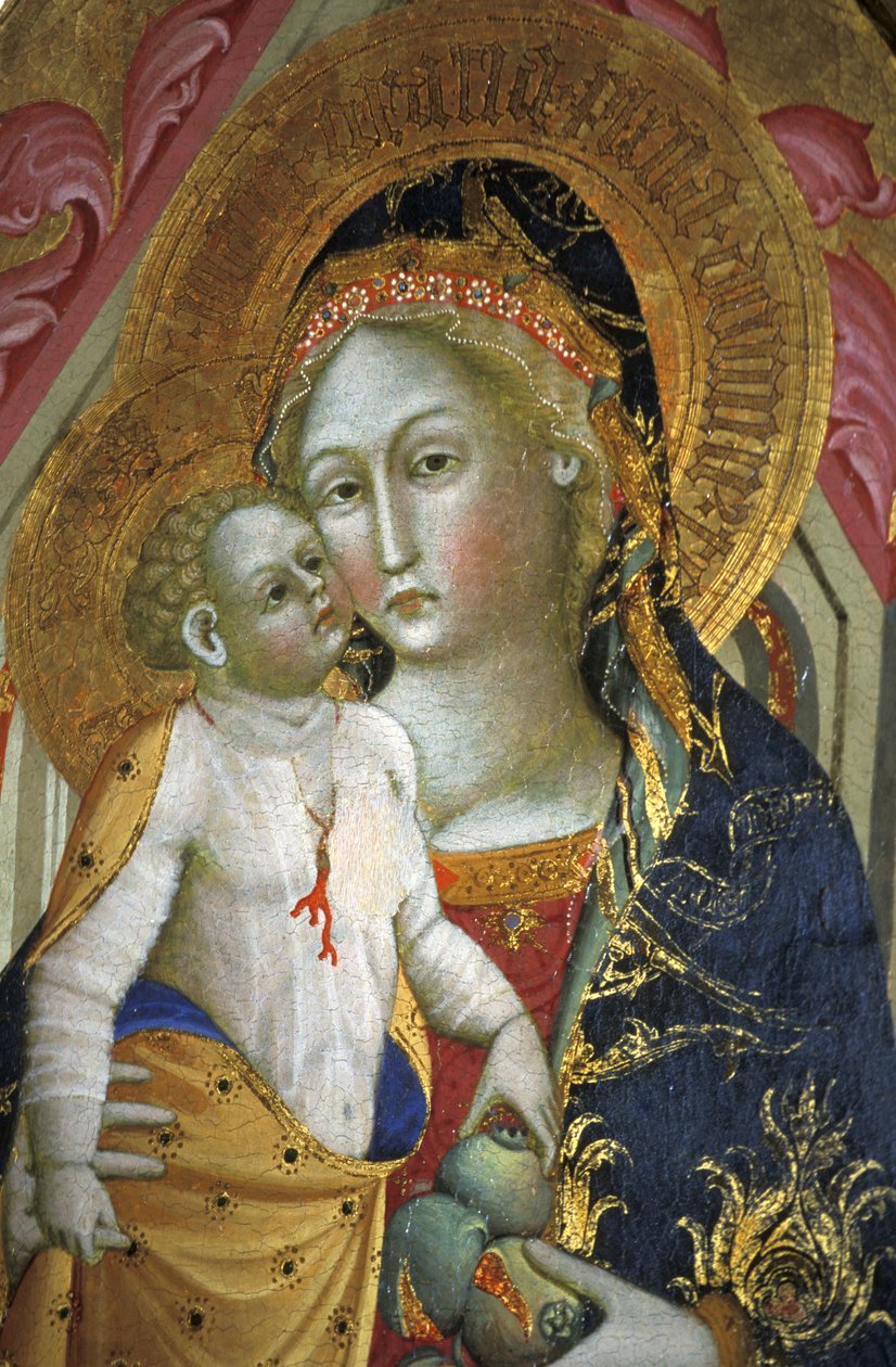 Madone et enfant, Francesco di Gentile, XIVe siècle, musée Piersanti, Matelica, Marches, Italie - Unbekannt