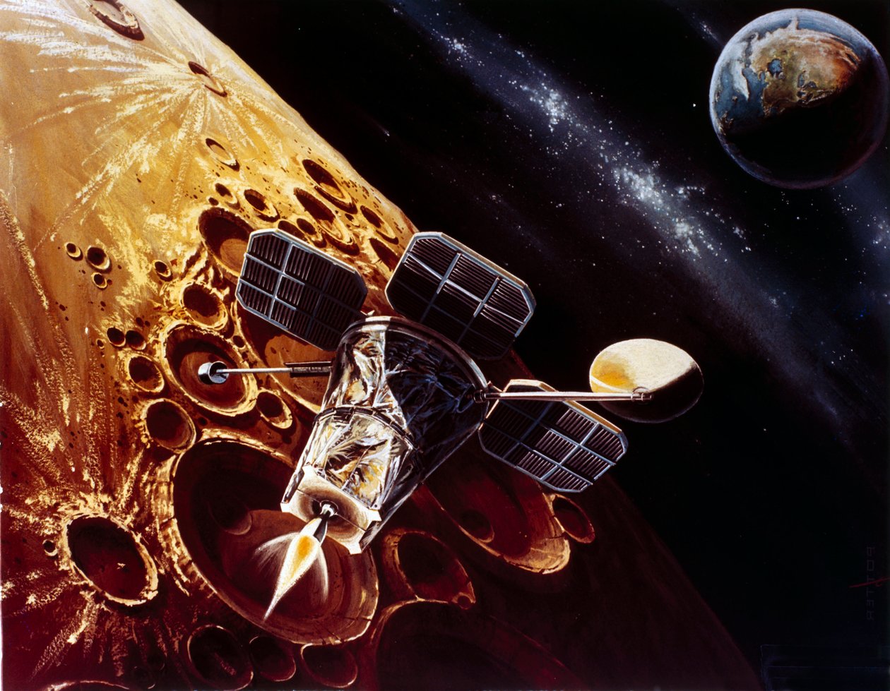 Vol spatial habité, USA, Apollo, dessin général de l