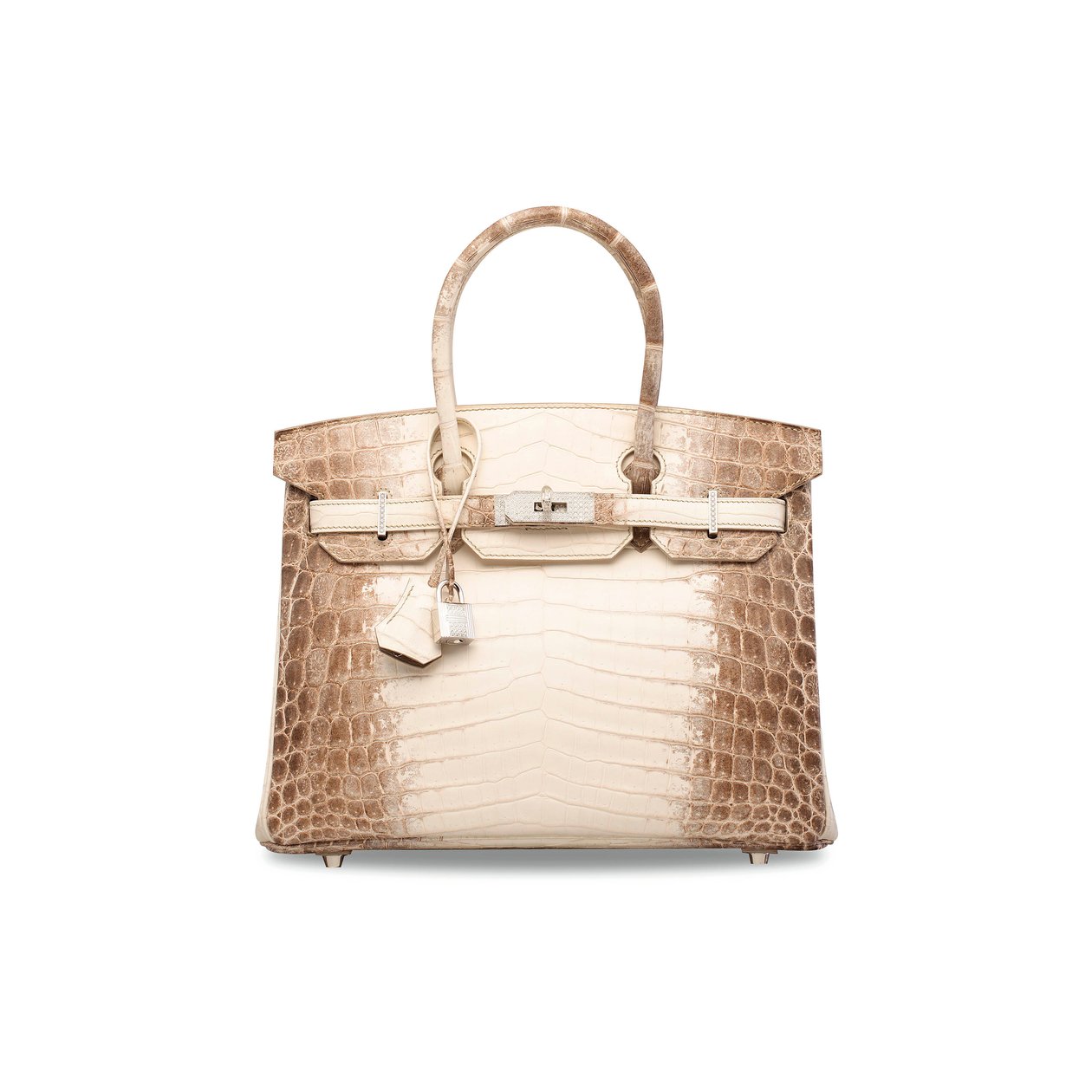 Birkin 30 en crocodile Himalaya Nilocticus blanc mat avec diamants, Hermès, 2014 - Unbekannt