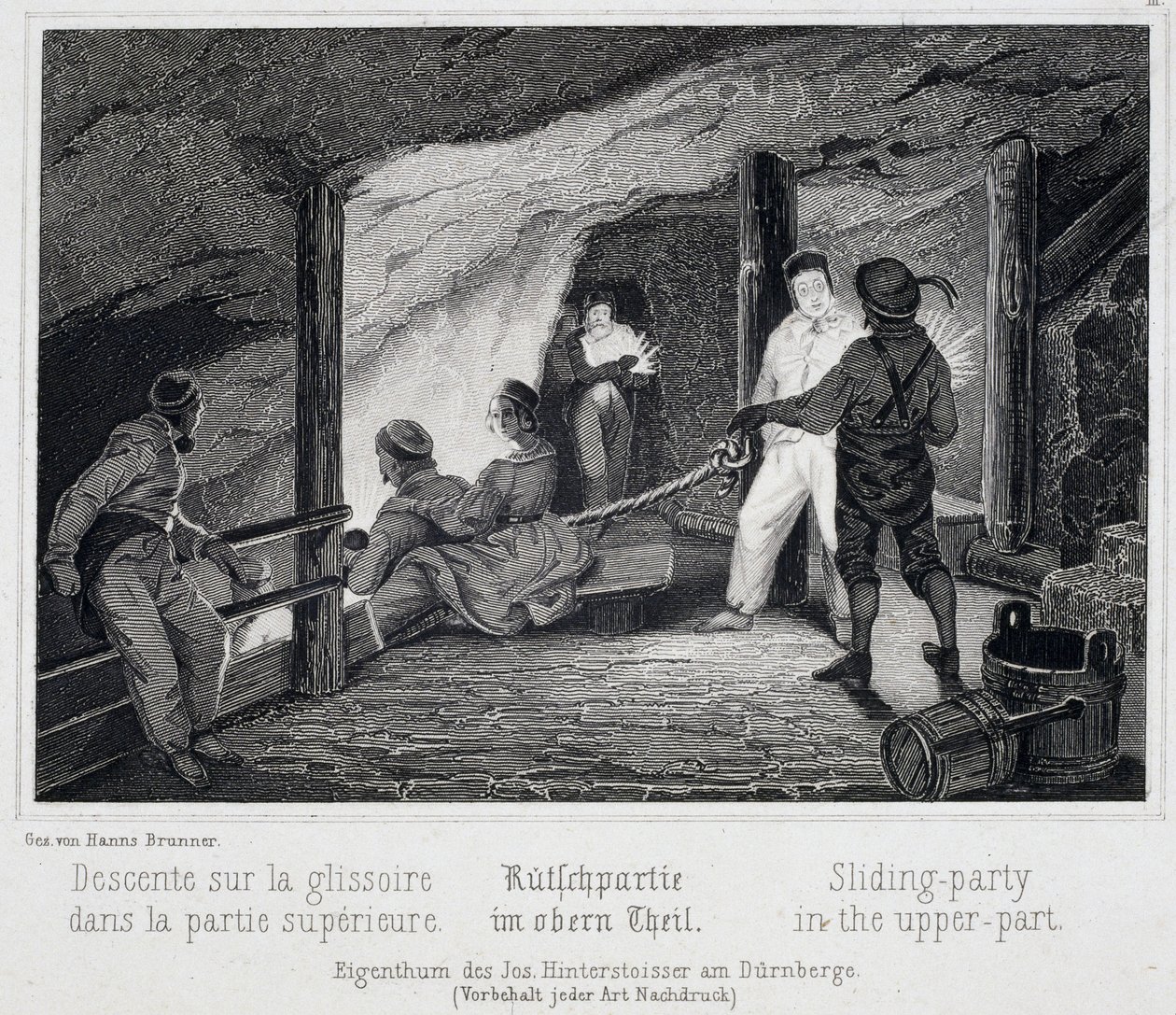 Mine de sel : visiteurs s