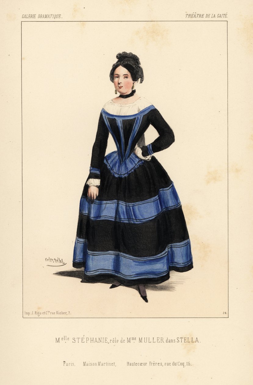 Mlle Stéphanie en tant que Madame Muller dans "Stella" d