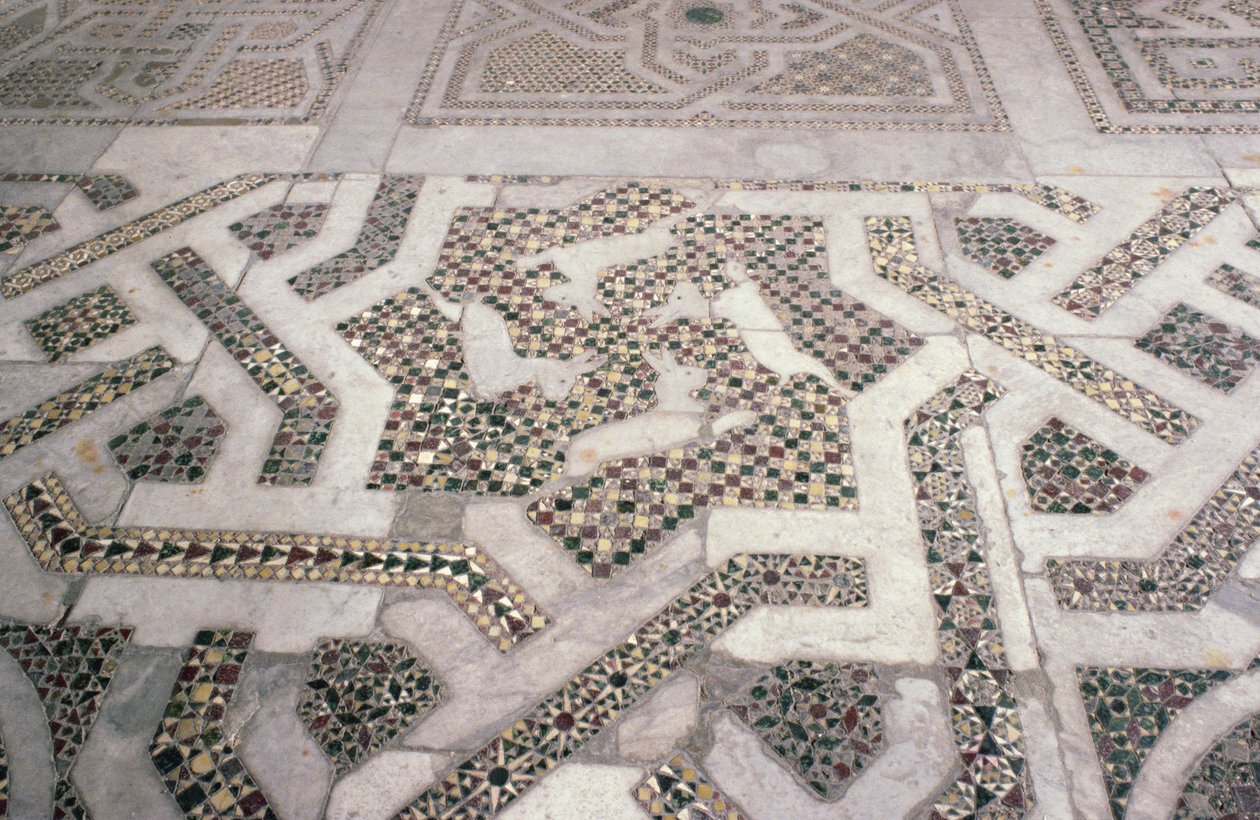 Sol en mosaïque dans la cathédrale de Monreale, Sicile - Unbekannt