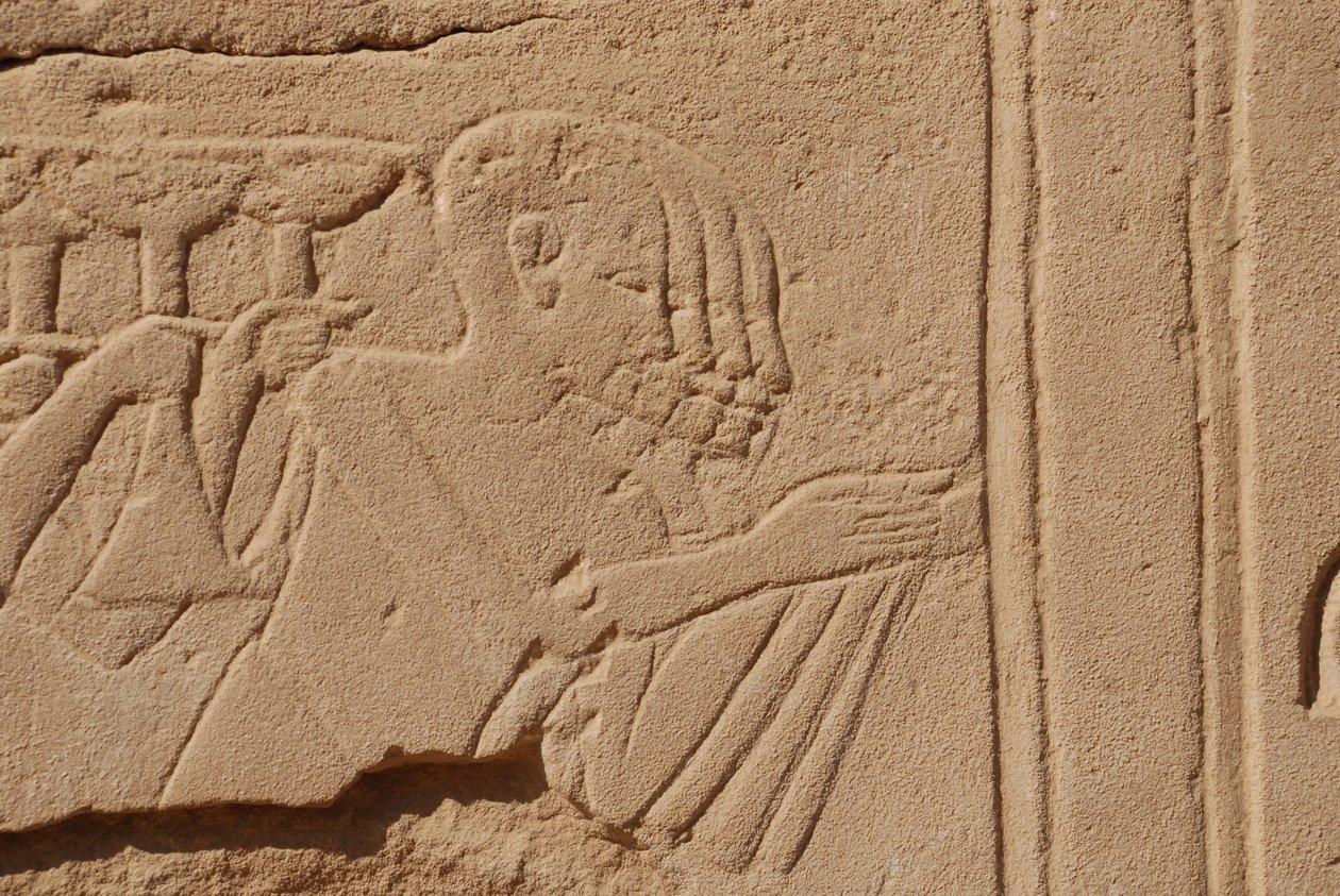 Têtes multiples, Karnak, Louxor, Égypte (photo) - Unbekannt