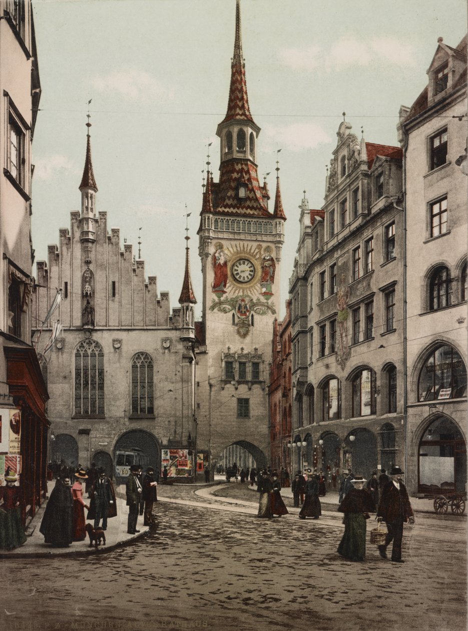 Hôtel de ville de Munich, 1890-90 - Unbekannt