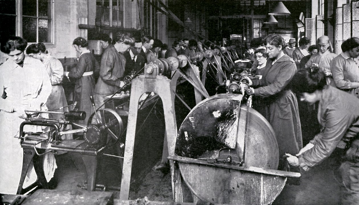 Travailleurs de munitions pendant la Première Guerre mondiale - Unbekannter Künstler