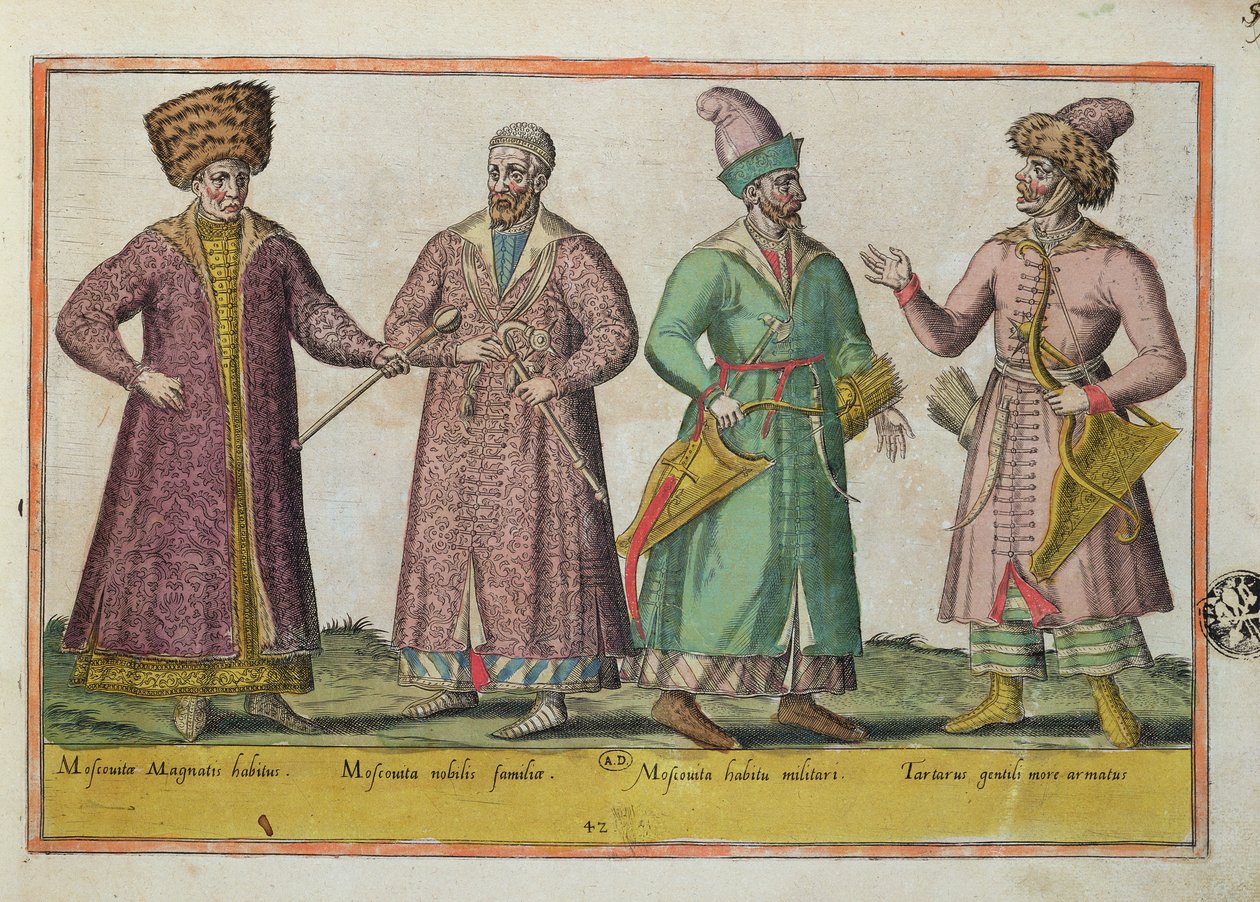Costume moscovite et tartare - Unbekannt