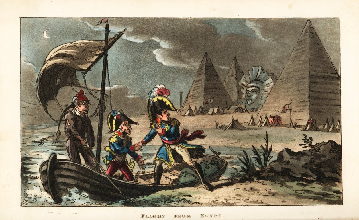 Napoléon Bonaparte abandonnant l