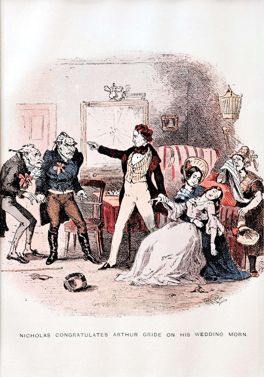 Nicholas Nickleby par C. Dickens - illustration - Unbekannt