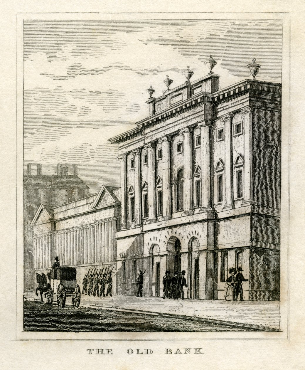 Ancienne façade de la banque d