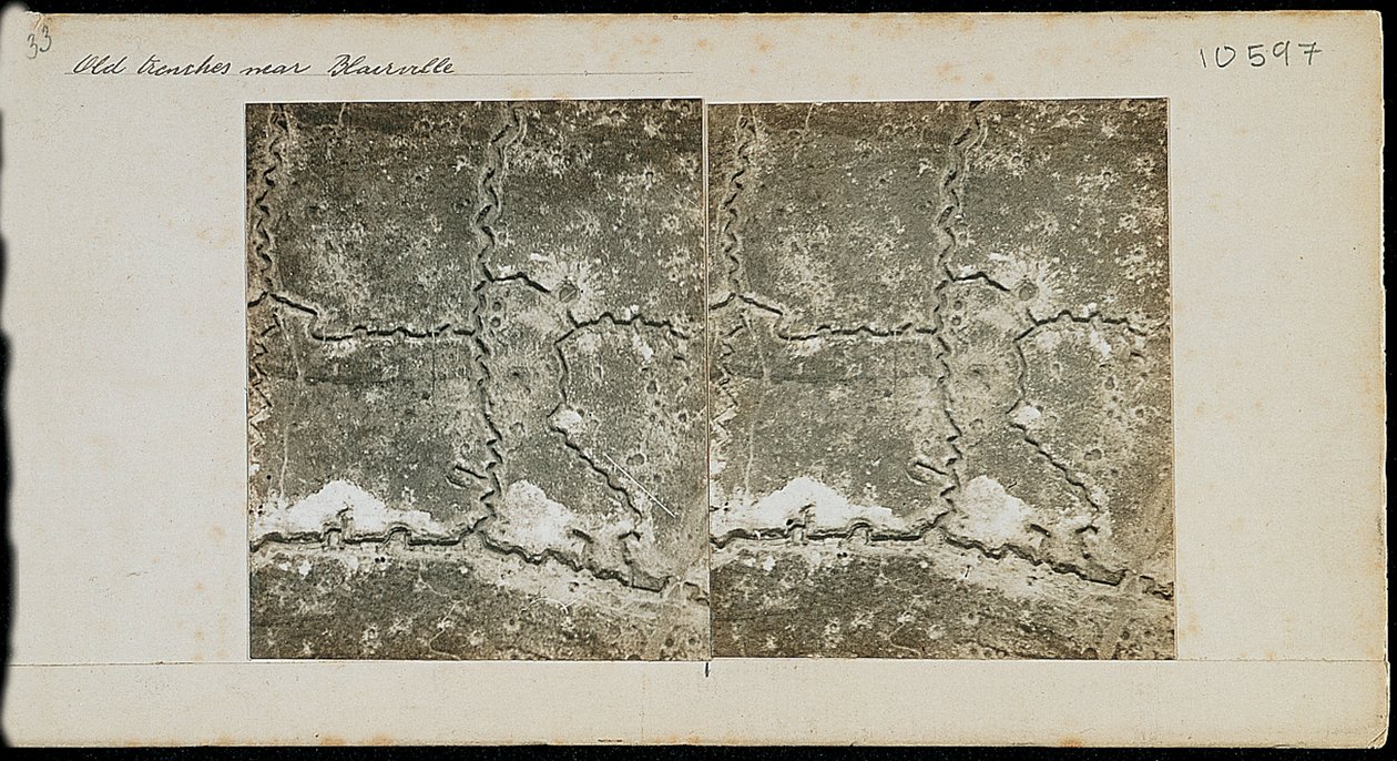 Vieilles tranchées près de Blairville, France, vers 1917-1918 - Unbekannt