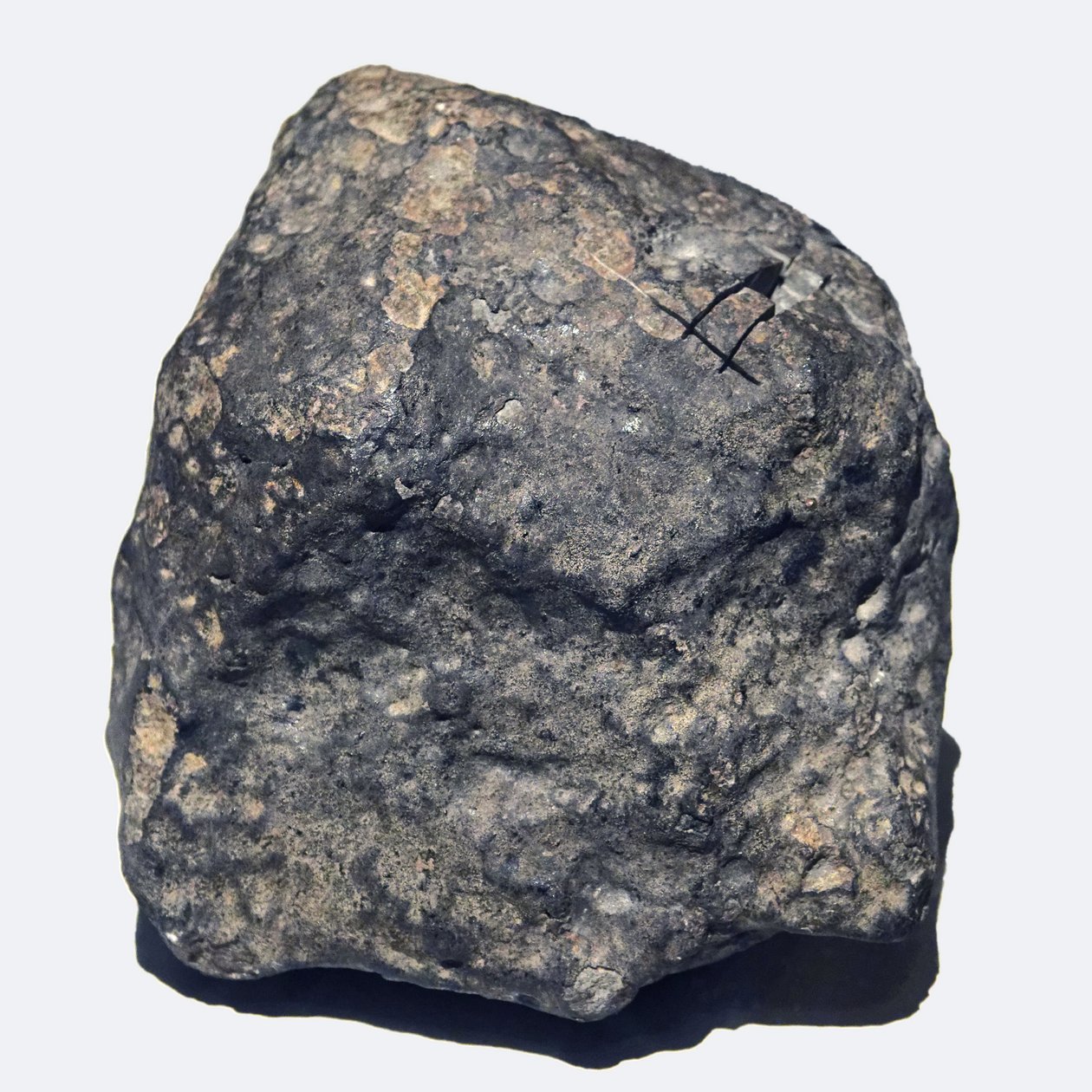 Chondrite ordinaire (L/LL5). Tombée en Ukraine en 1866. Musée national d