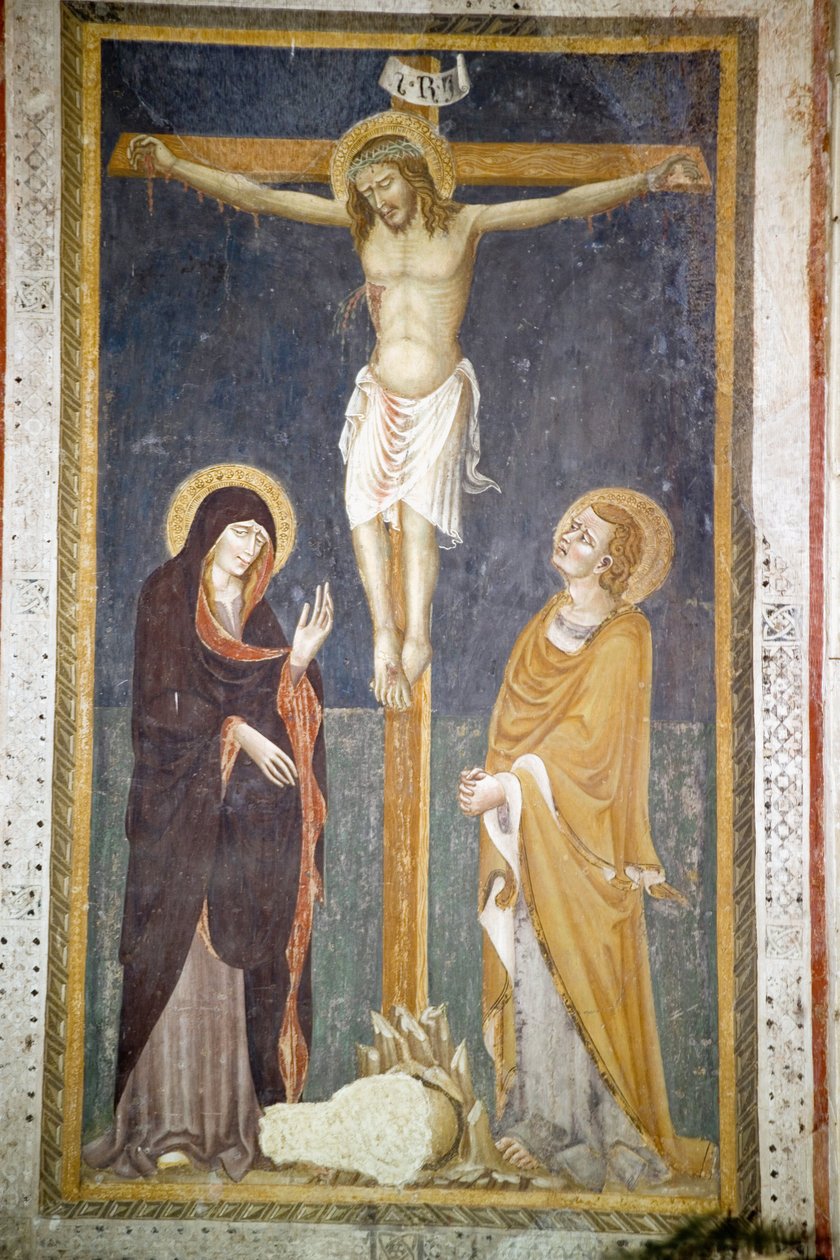 Peinture, abbaye Santa Maria d