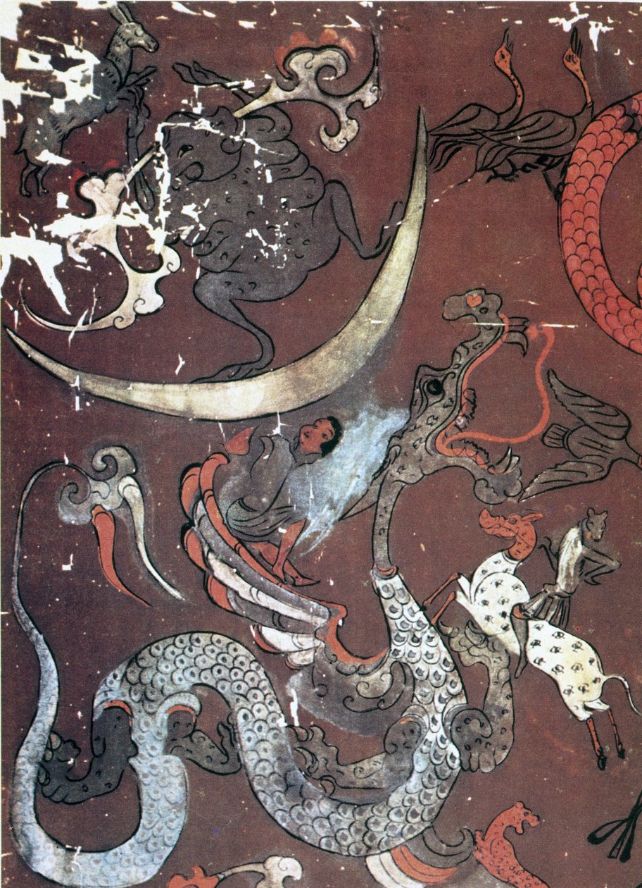 Peinture de la Lune et d