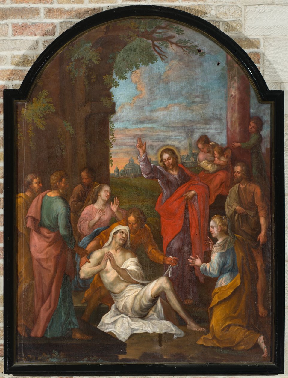 Église paroissiale (Parochiekerk Onze-Lieve-Vrouw-Hemelvaart). Intérieur. Peinture. Résurrection de Lazare (?) - Unbekannter Künstler