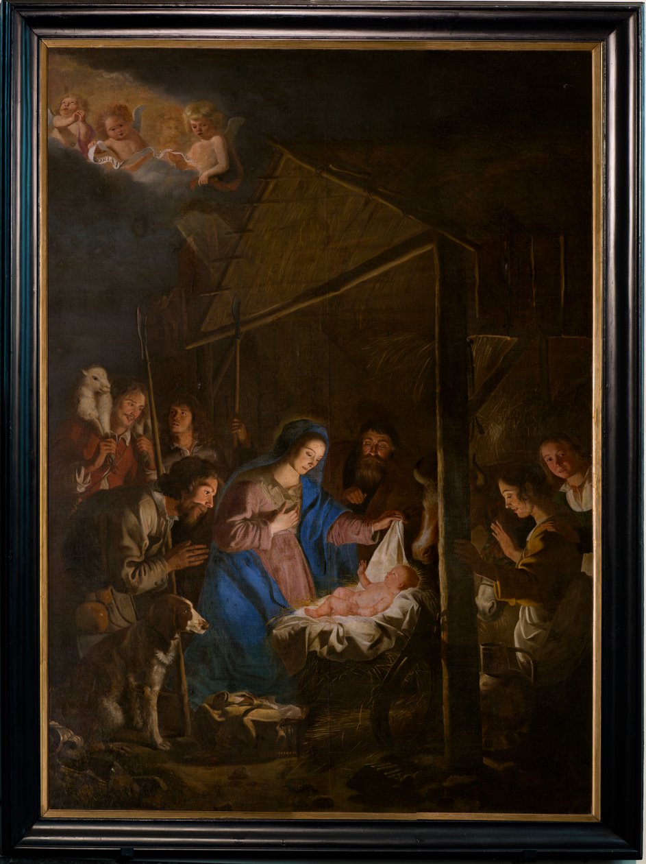 Église paroissiale (Parochiekerk Onze-Lieve-Vrouw Hemelvaart). Intérieur. Peinture. - Unbekannter Künstler