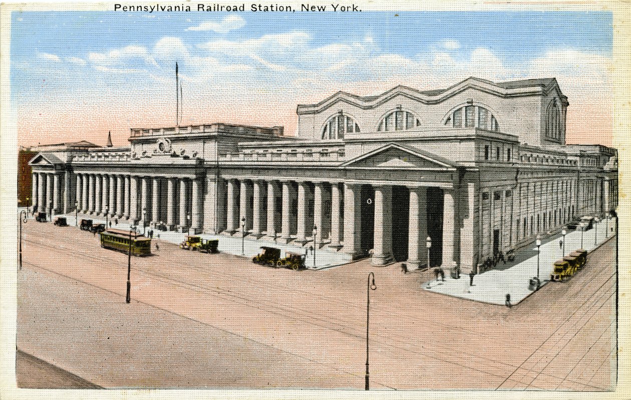 Gare de Pennsylvania Railroad, New York - Unbekannter Künstler