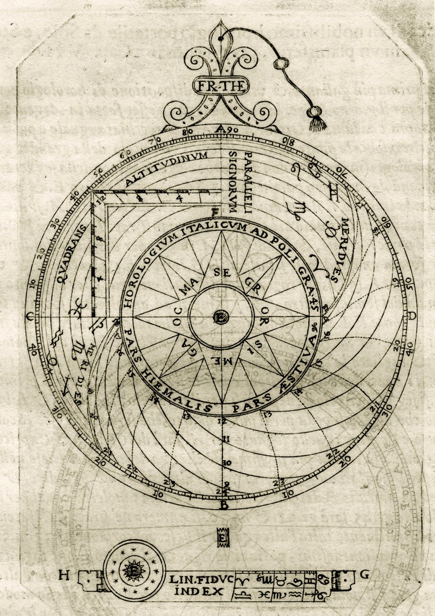 Planche tirée de « Armonia Astronomica et Geometrica, quattro trattati ne 