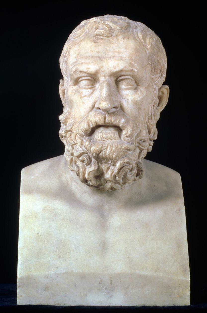 Buste de Solon (c.640-559 av. J.-C.), copie d