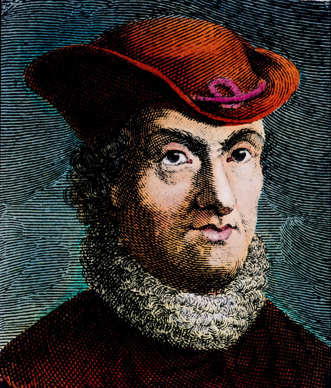 Portrait de Baruch Spinoza, philosophe néerlandais (gravure) - Unbekannter Künstler