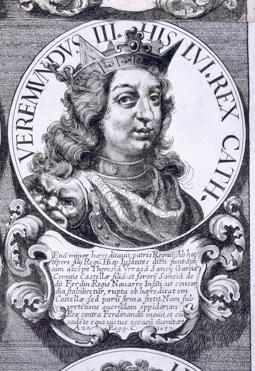 Portrait de Bermude III de León - Unbekannt