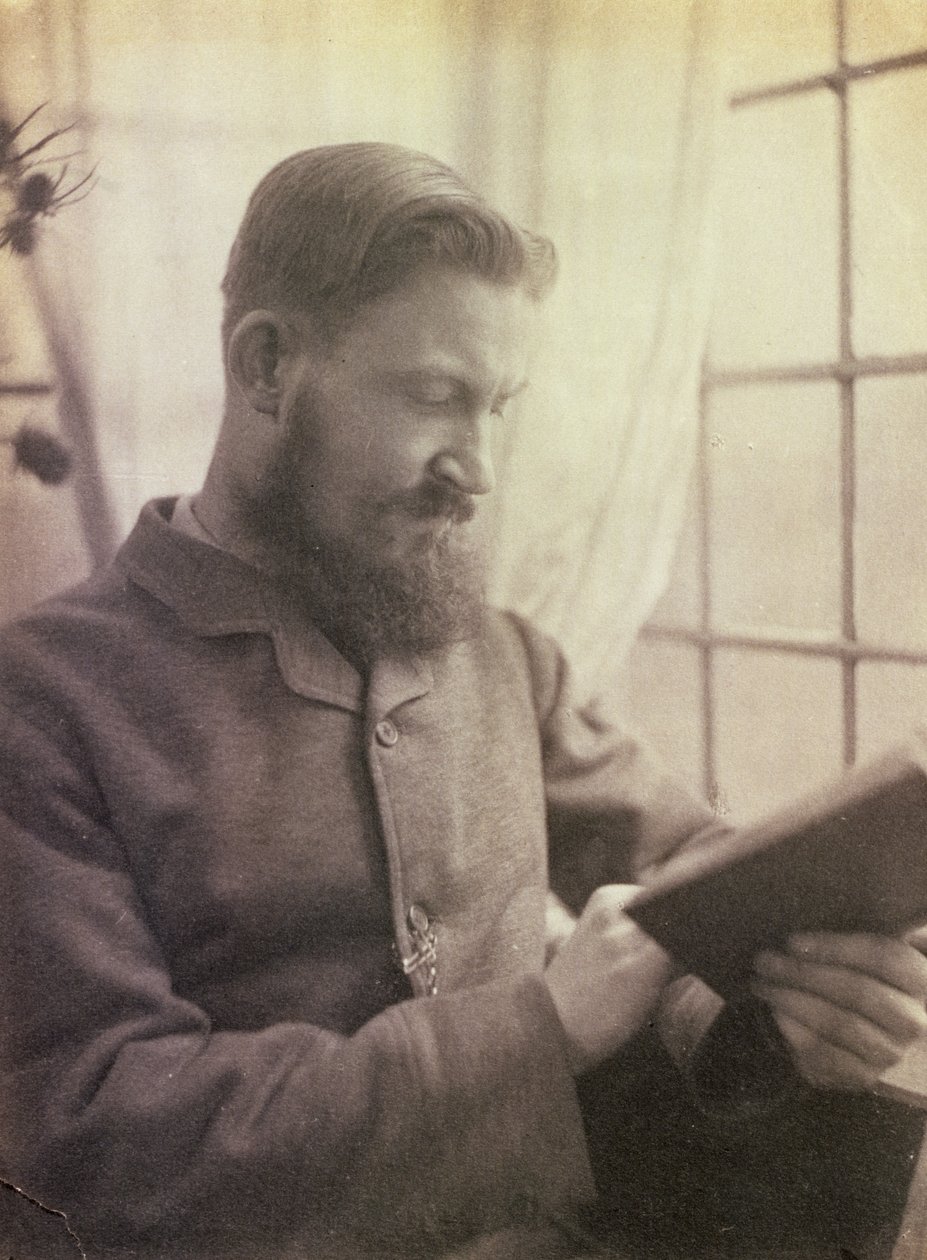 Portrait de George Bernard Shaw (1856-1950) jeune homme - Unbekannt