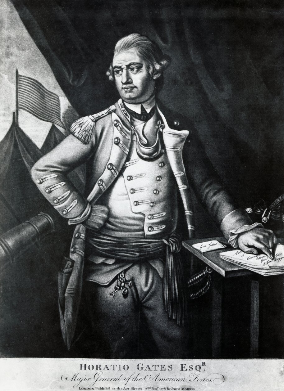 Portrait de Horatio Gates (gravure) - Unbekannt