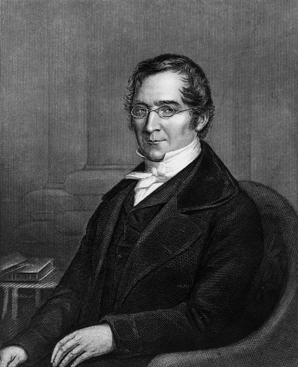 Portrait de Joseph Louis Gay-Lussac (1778-1850), chimiste et physicien français, gravure - William M. Timlin