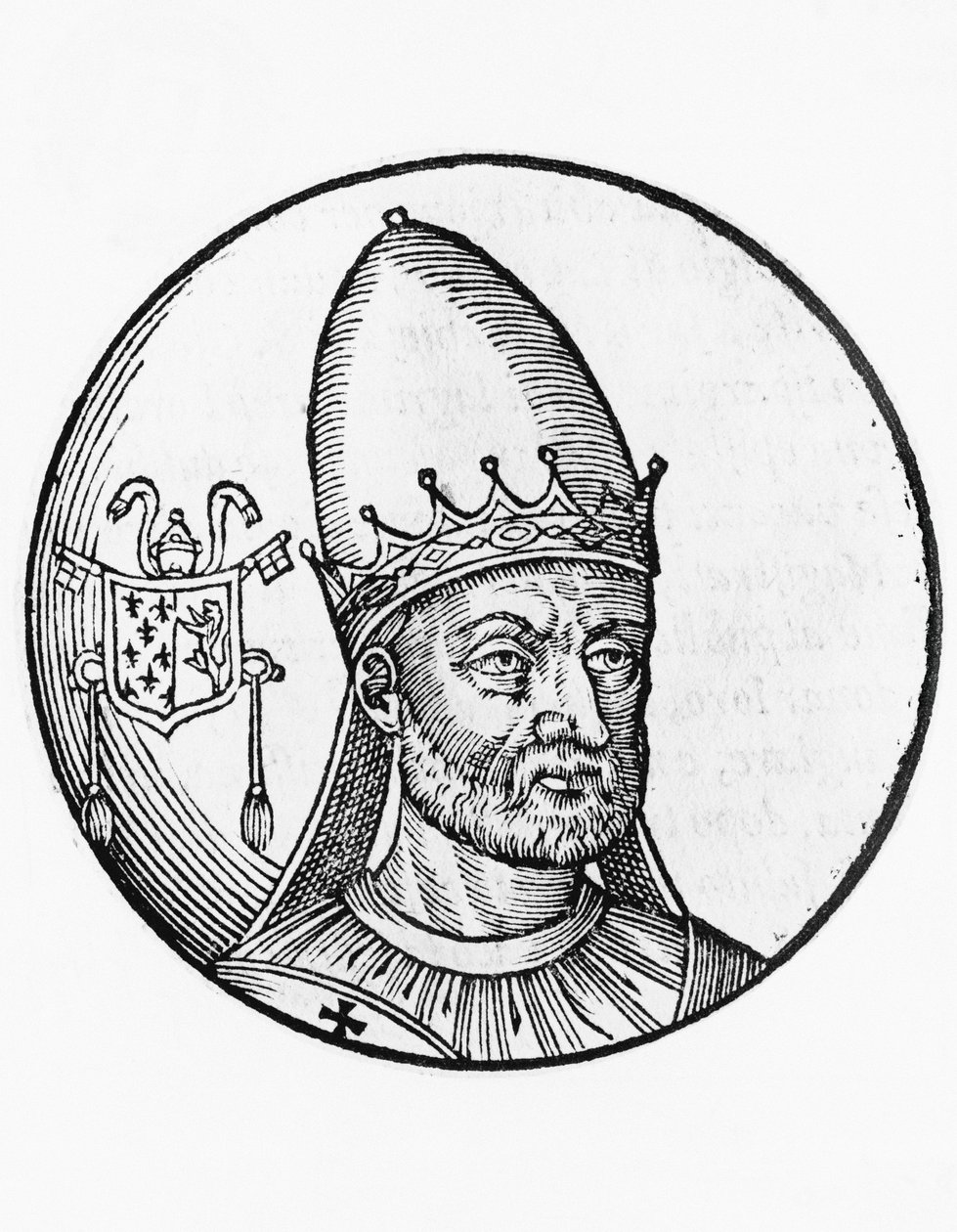 Portrait de Martin IV (Simon de Brion, vers 1210-1285) - William M. Timlin