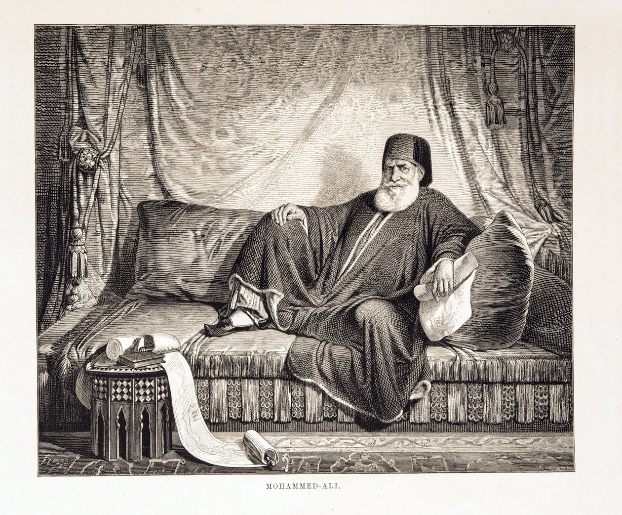 Portrait de Méhémet Ali (1769-1849) Vice-roi d
