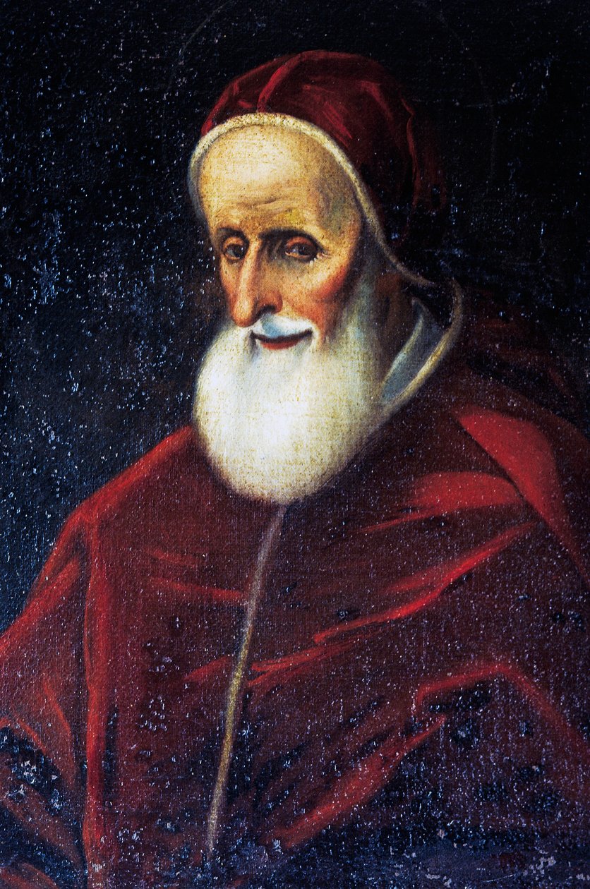 Portrait du Pape Pie V (Bosco Marengo) - Benjamin Baud