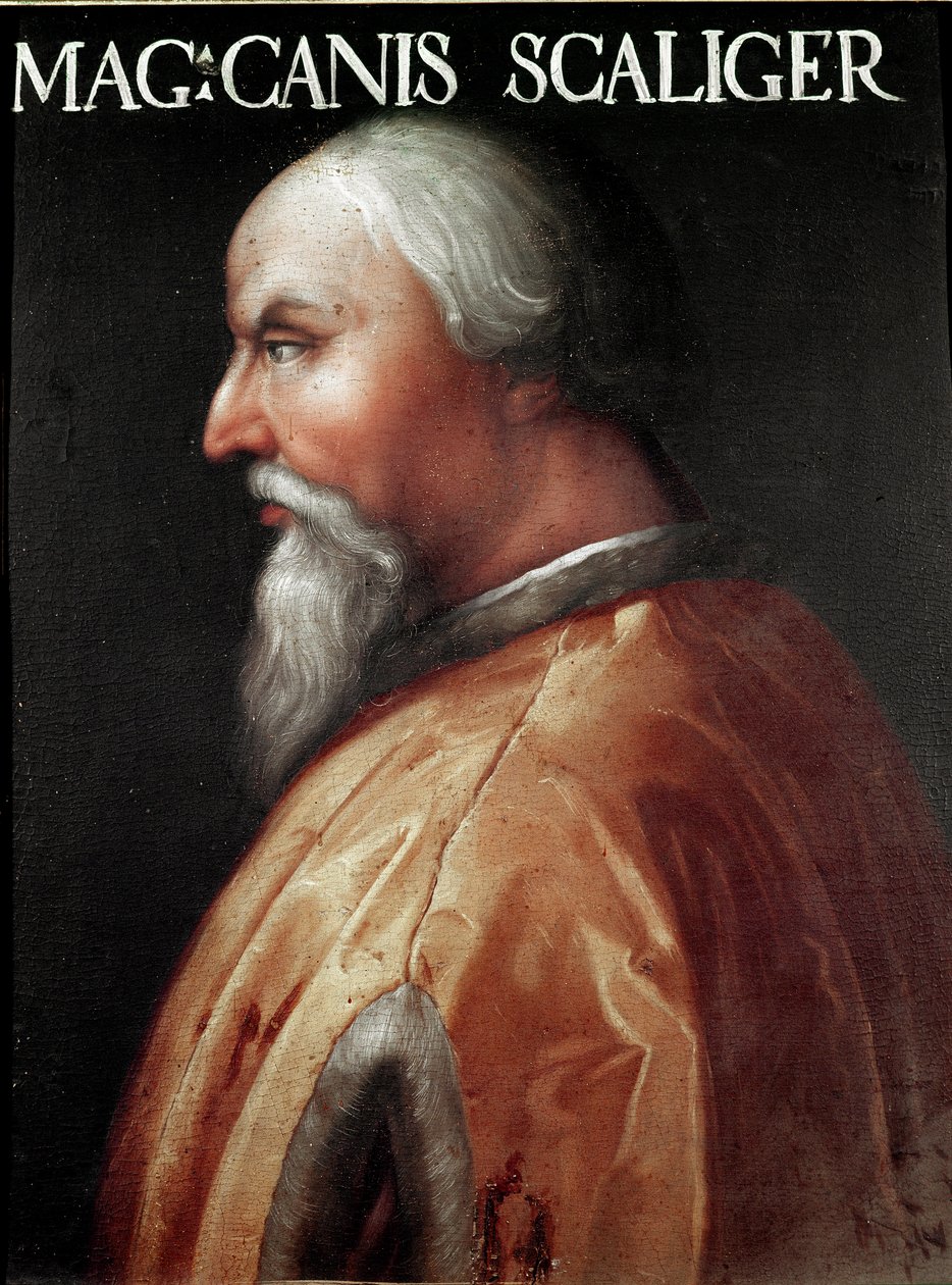 Portrait du Seigneur de Vérone Can Francesco della Scala dit Cangrande I - Unbekannter Künstler