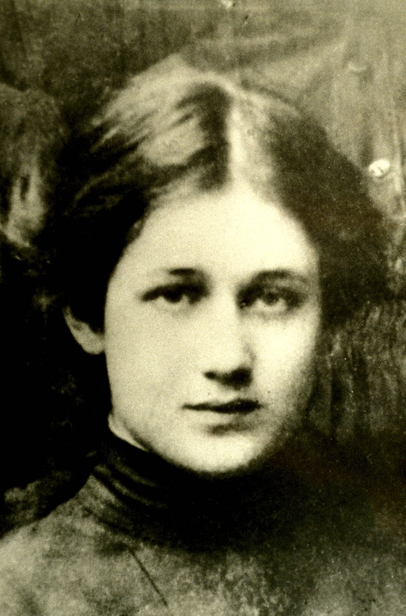 Portrait de la poétesse russe Anna Akhmatova (1889-1966) - Unbekannt