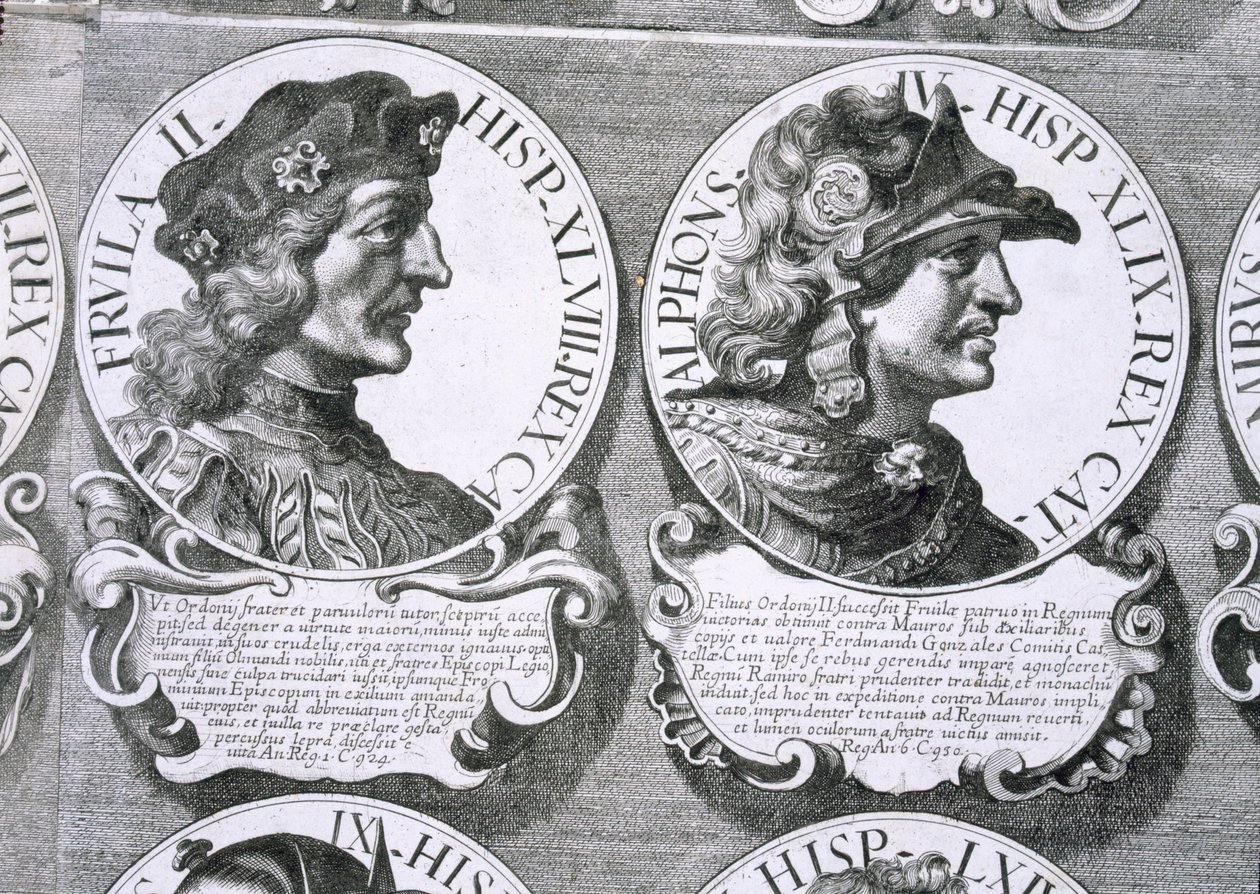 Portraits de Fruela II et Alphonse IV - Unbekannt