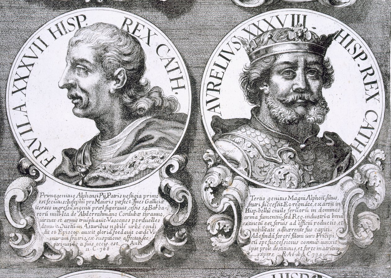 Portraits de Fruela I et Aurèle des Asturies - Unbekannt