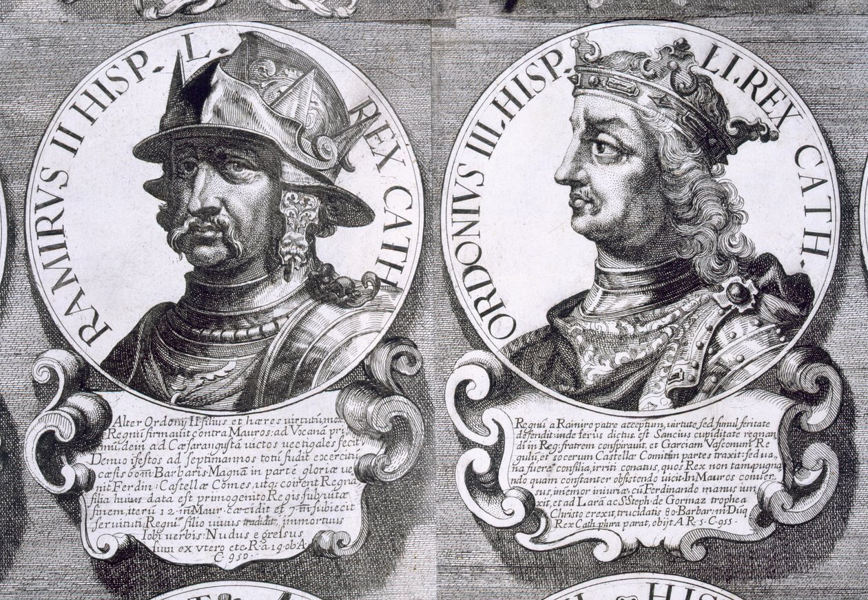 Portraits de Ramiro II et Ordono III - Unbekannt