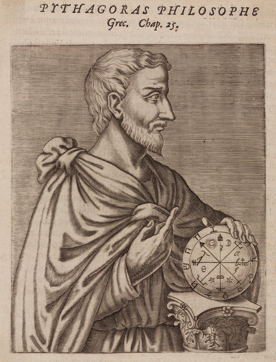 Pythagore, philosophe et mathématicien grec, 6e siècle av. J.-C. - Unbekannt