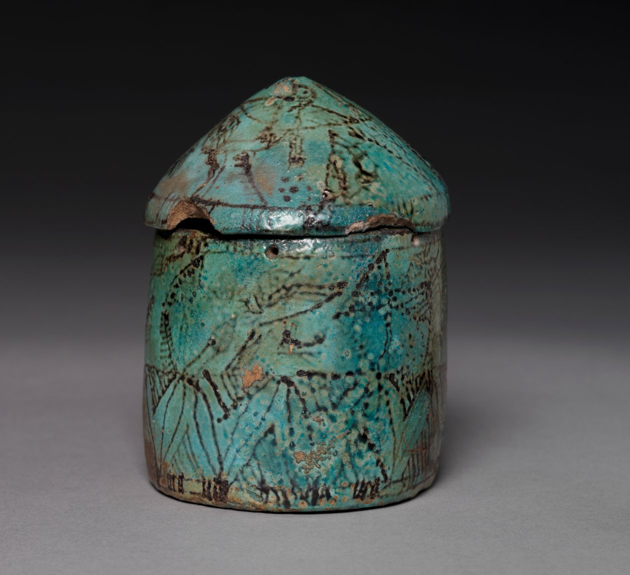 Pyxide avec couvercle, fin du Moyen Empire à début du Nouvel Empire, c.1901-1525 av. J.-C. - Unbekannt