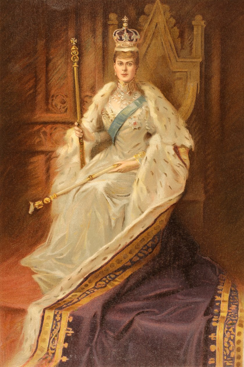 Reine Mary, épouse du roi George V, l