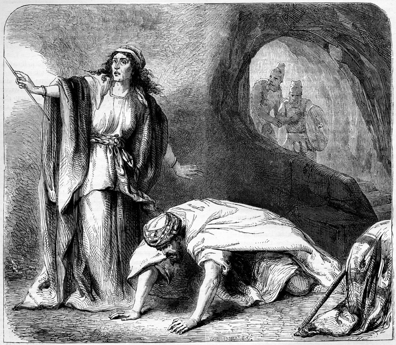 Élévation de Samuel par la sorcière d