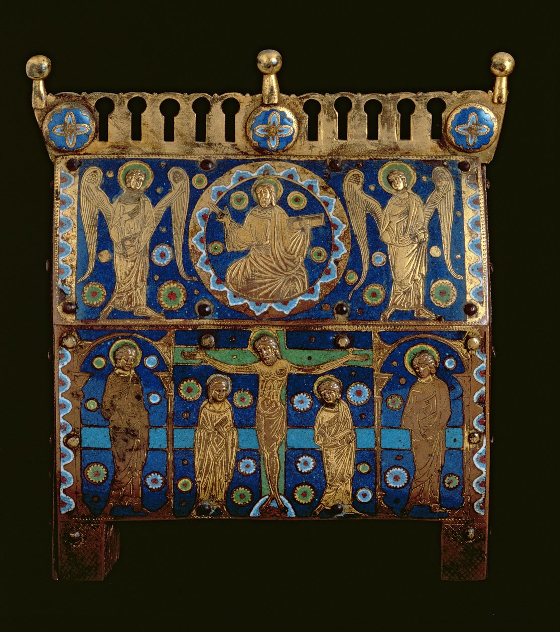 Coffret reliquaire, décoré de plaques d