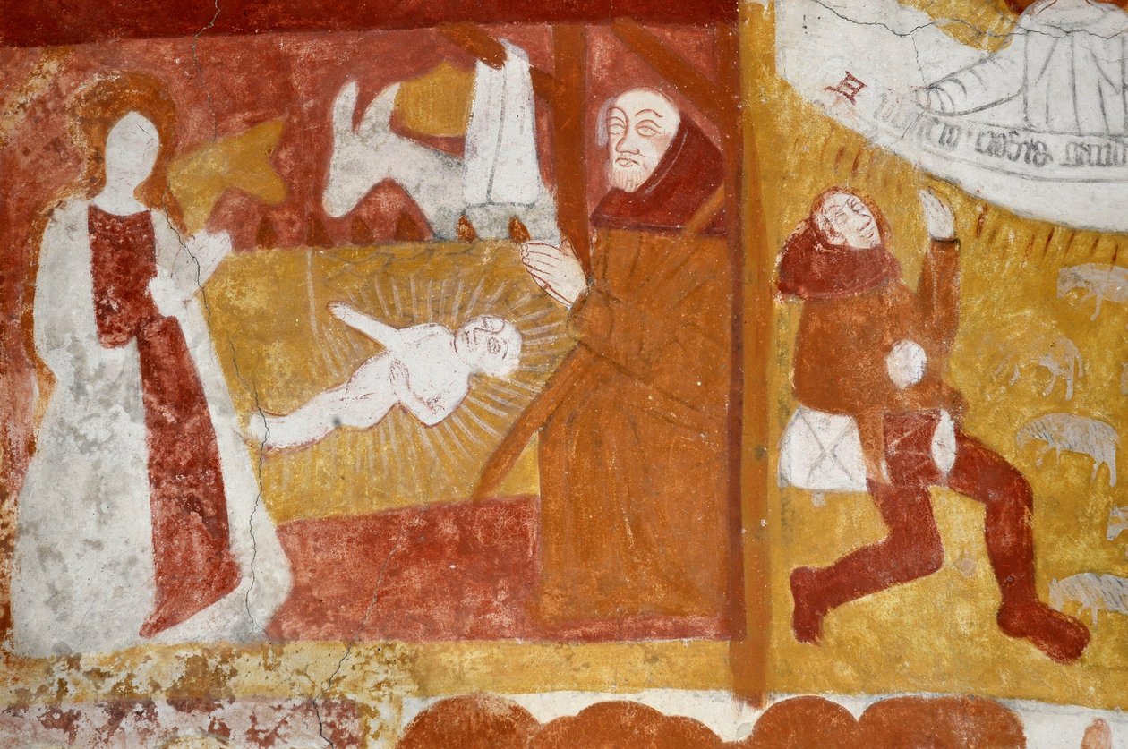Art roman : La chapelle Sainte-Catherine, voûte en berceau, l