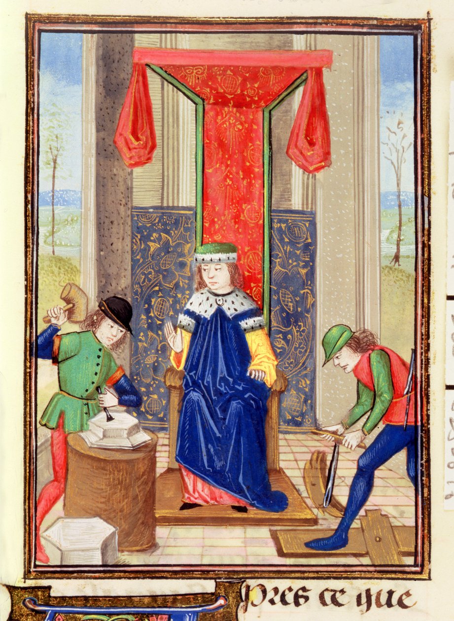 Maître, charpentier et tailleur de pierre, de 