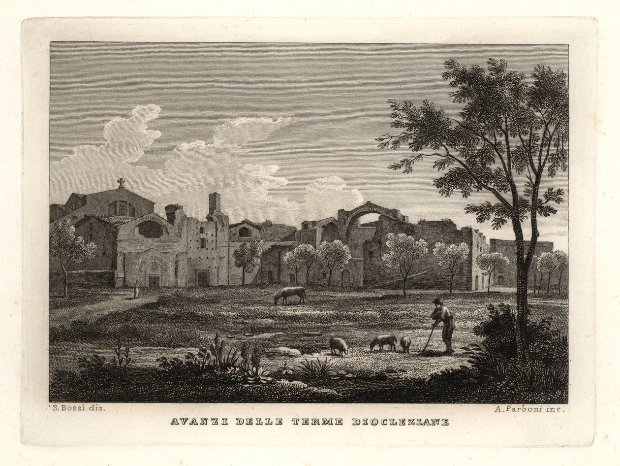Ruines des Thermes de Dioclétien, Rome - Unbekannt