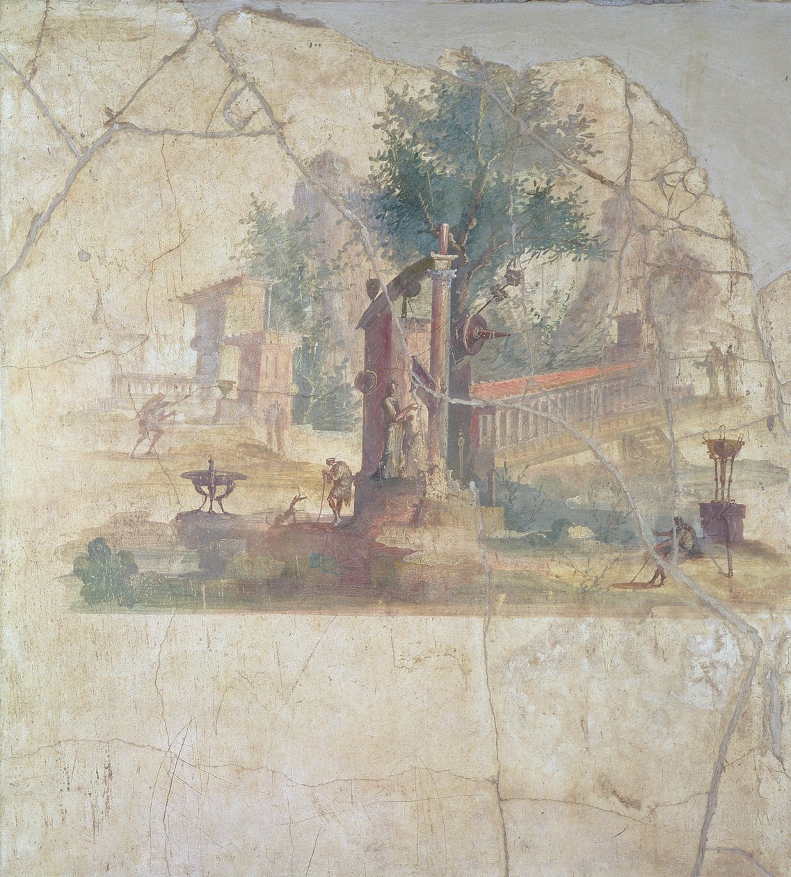 Paysage sacro-idyllique, de la Villa d