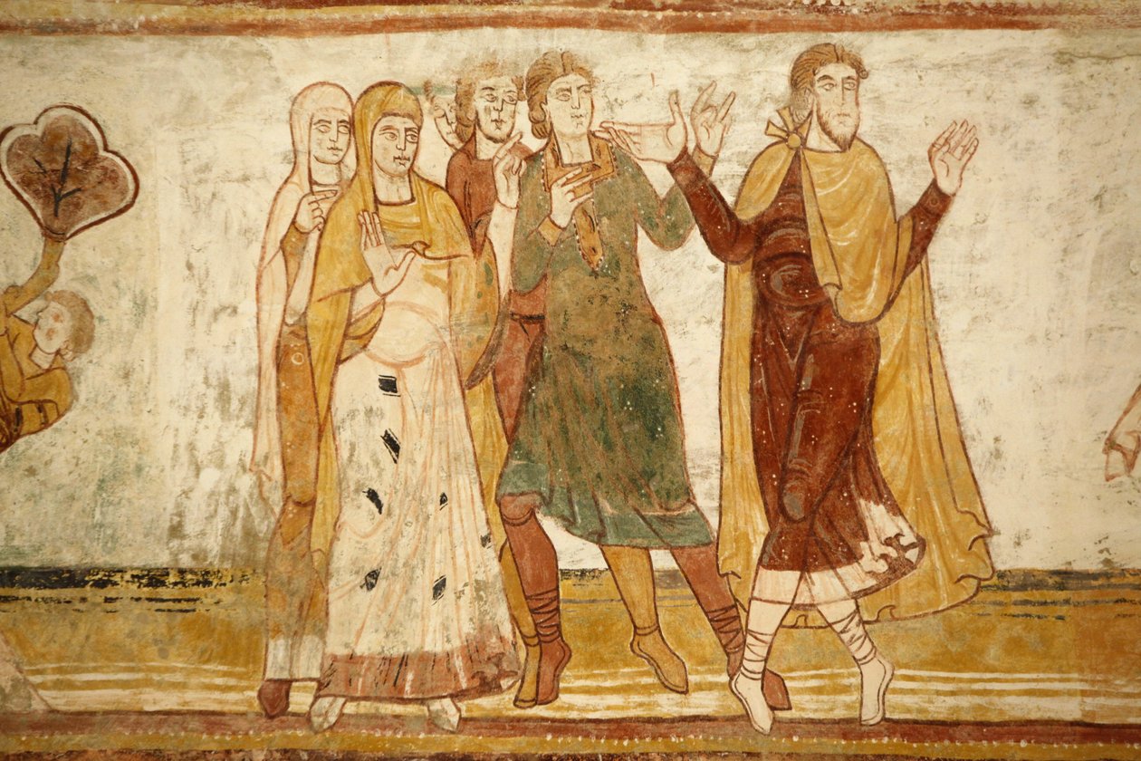 Peinture de la voûte de la nef de l