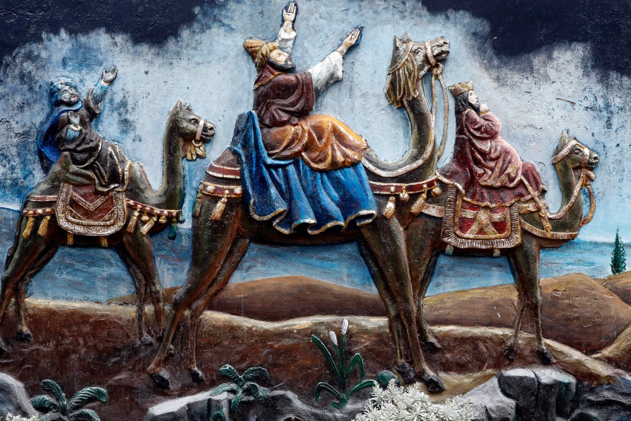Cathédrale Saint-Joseph (Nha Tho Lon), La nativité, Les trois rois mages, Hanoï, Vietnam (photo) - Unbekannt